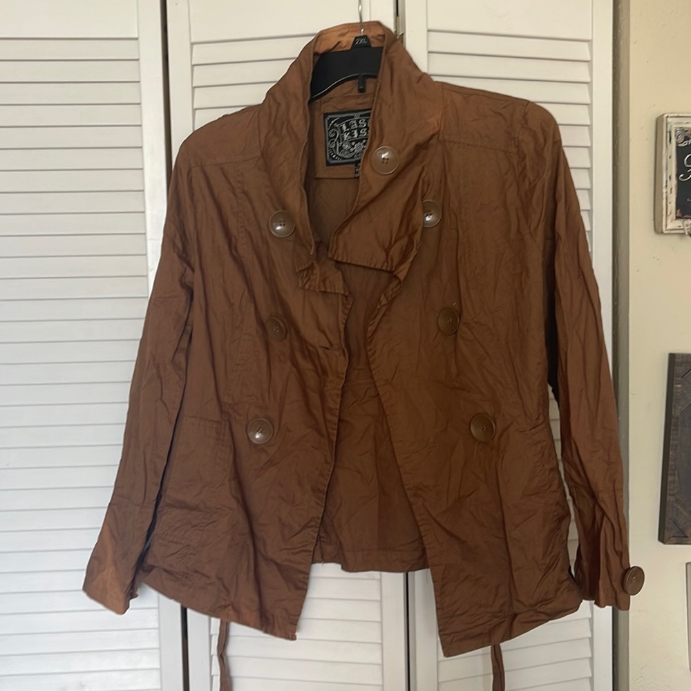 Last Kiss brown jacket XL vintage